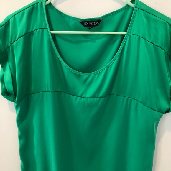 Express Green Shirt Sz Small - Picture 3 of 5